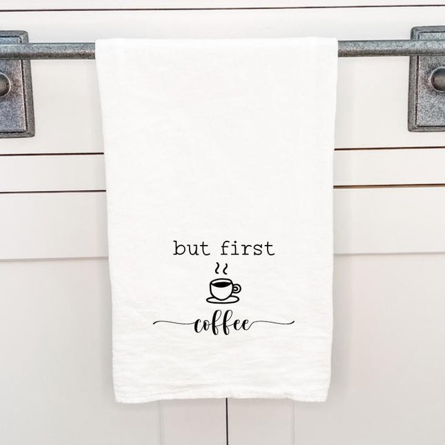 But First Coffee - Cotton Tea Towel