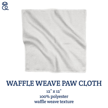 Location Pup - Custom Waffle Weave Washcloth
