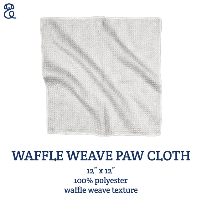 Location Pup - Custom Waffle Weave Washcloth