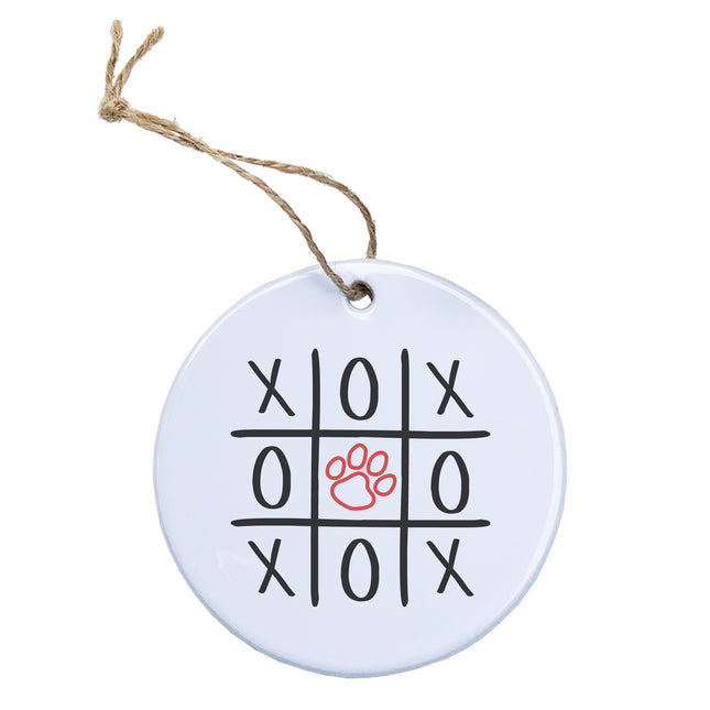 Tic Tac Paw - Ornament