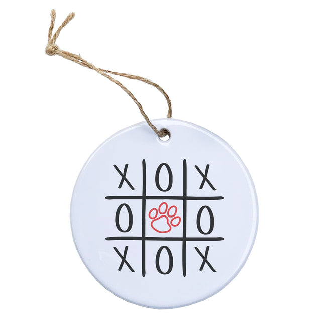 Tic Tac Paw - Ornament