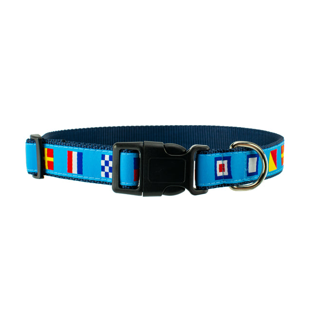 Nautical Flags - Dog Collar