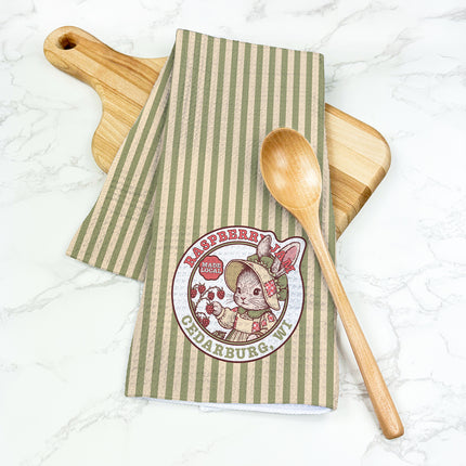 Garden Fresh Jam Emblem - Custom Waffle Weave Towel