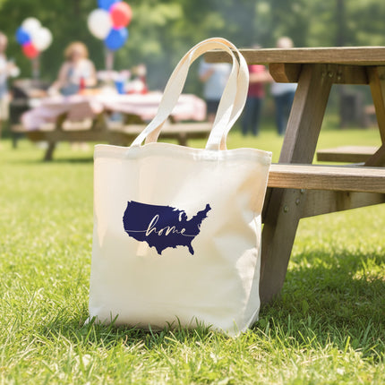 America - Home - Canvas Tote Bag
