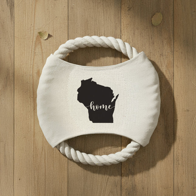 State Art (Home) - Custom Pet Rope Disc