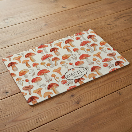Watercolor Mushrooms - Custom Decorative Table Mat