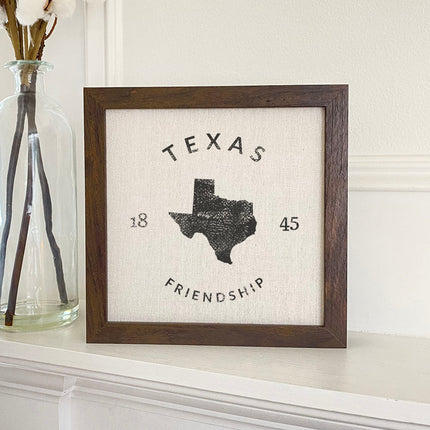 State Badge and Motto - Custom Framed Sign