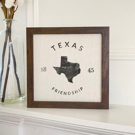 State Badge and Motto - Custom Framed Sign
