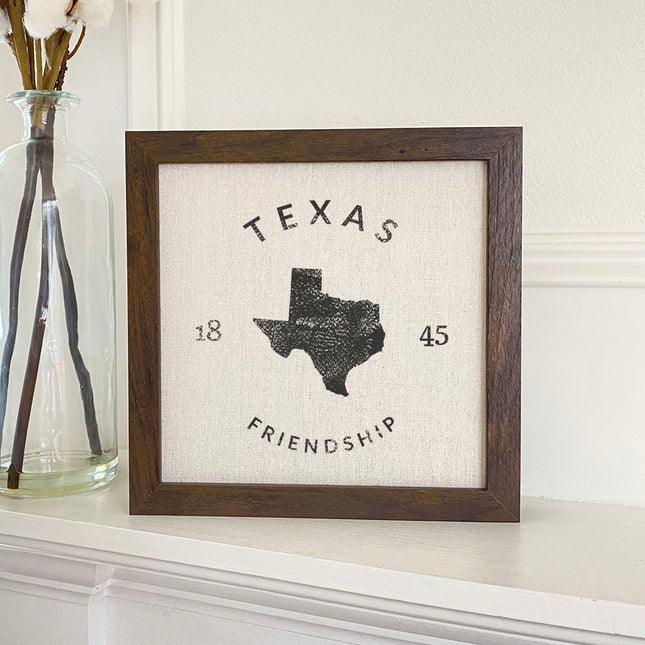 State Badge and Motto - Custom Framed Sign