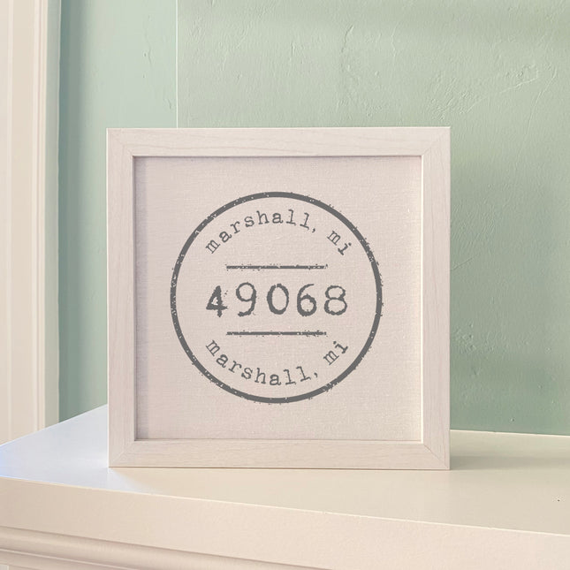 Postmark Stamp - Custom Framed Sign