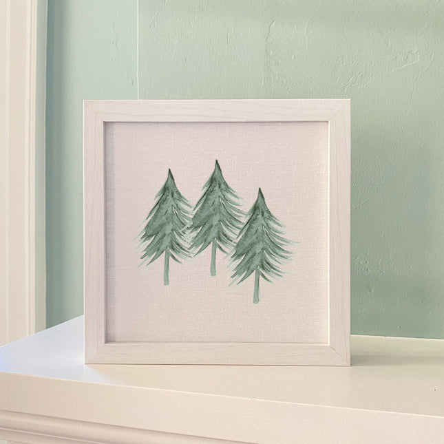 Three Trees - Framed Sign