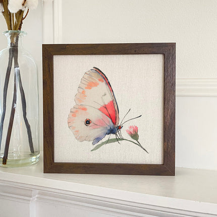 Spring Butterfly - Framed Sign