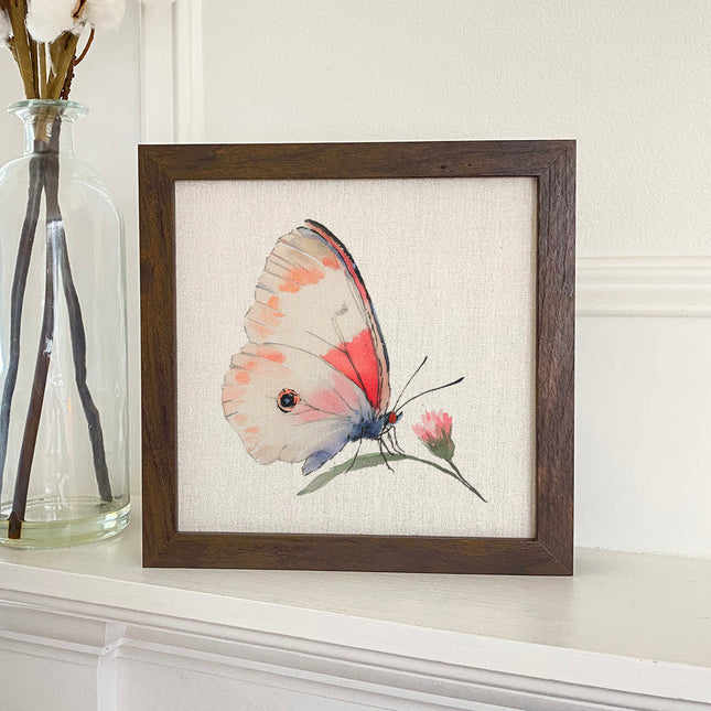 Spring Butterfly - Framed Sign
