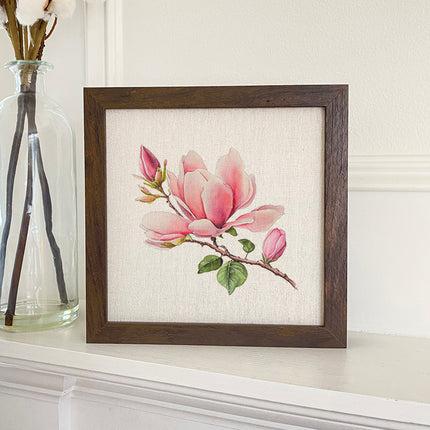 Blooming Magnolia - Framed Sign