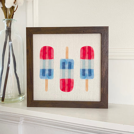 Patriotic Pops - Framed Sign