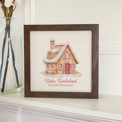 Winter Wonderland - Custom Framed Sign