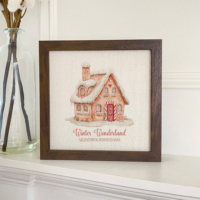 Winter Wonderland - Custom Framed Sign