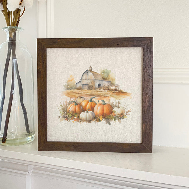 Pumpkin Farm - Framed Sign