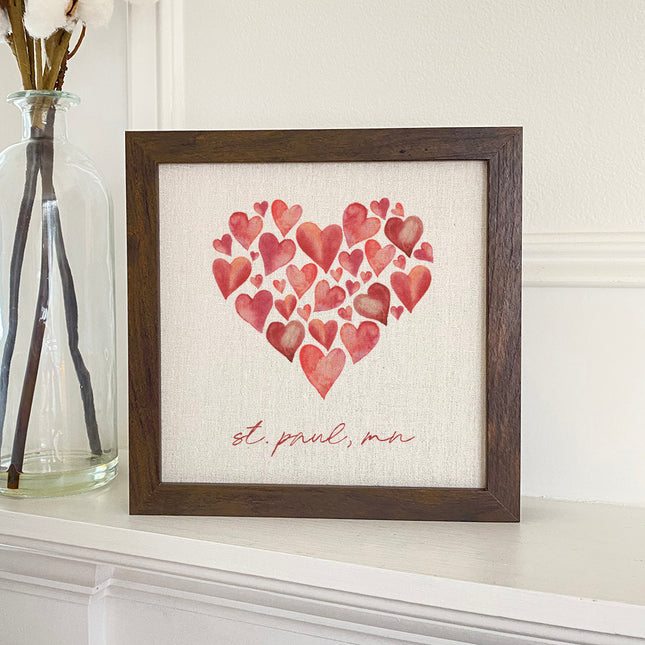 Heart of Hearts - Framed Sign