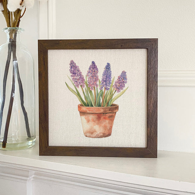 Pink Bouquet - Spring Framed Sign