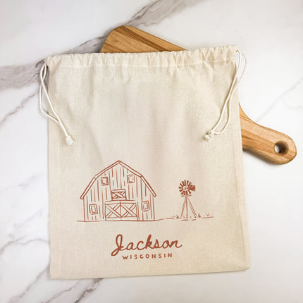 Simple Barn - Custom Cotton Cinch Bag