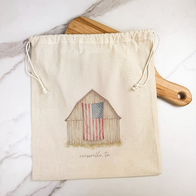 Americana Barn - Custom Cotton Cinch Bag
