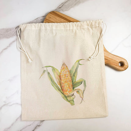Corn Cob - Customizable Cotton Cinch Bag
