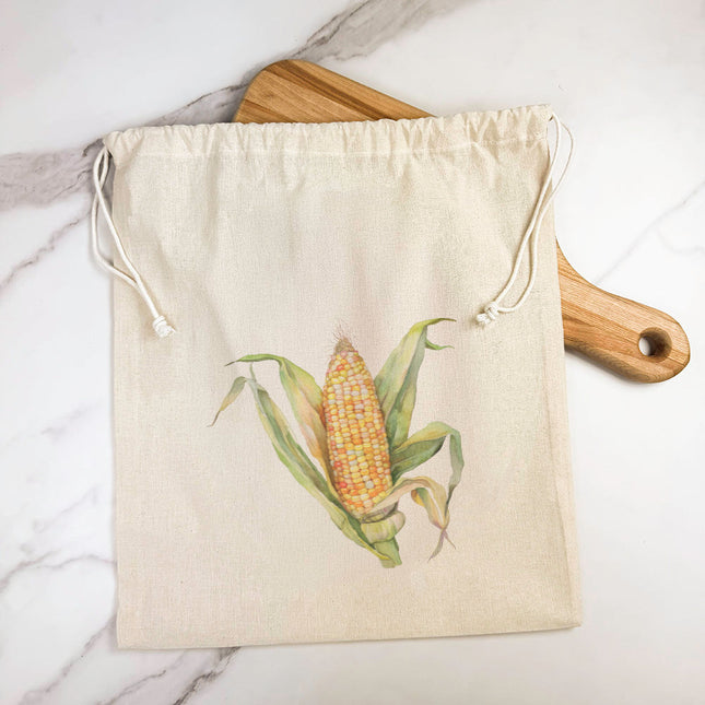 Corn Cob - Customizable Cotton Cinch Bag