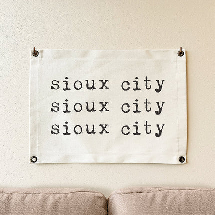 Triple Repeats - Custom Canvas & Grommet Wall Hanging