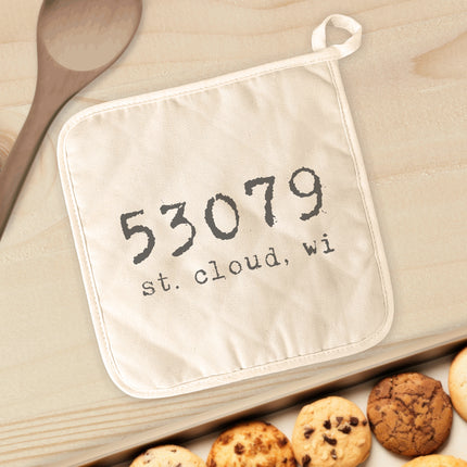 Zip Code - Custom Cotton Pot Holder