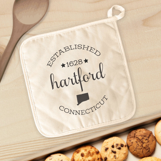 Circle Est, City, State - Custom Cotton Pot Holder