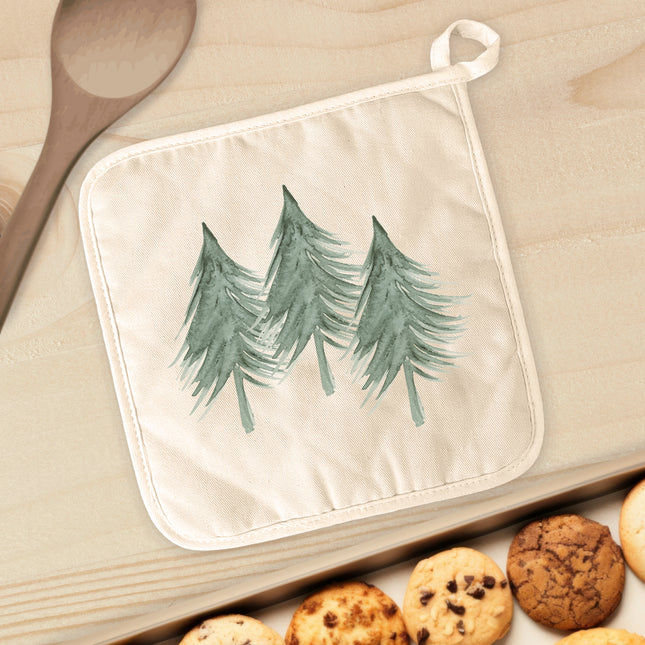 Three Trees - Customizable Cotton Pot Holder