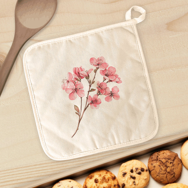 Cherry Blossom Stem - Cotton Pot Holder
