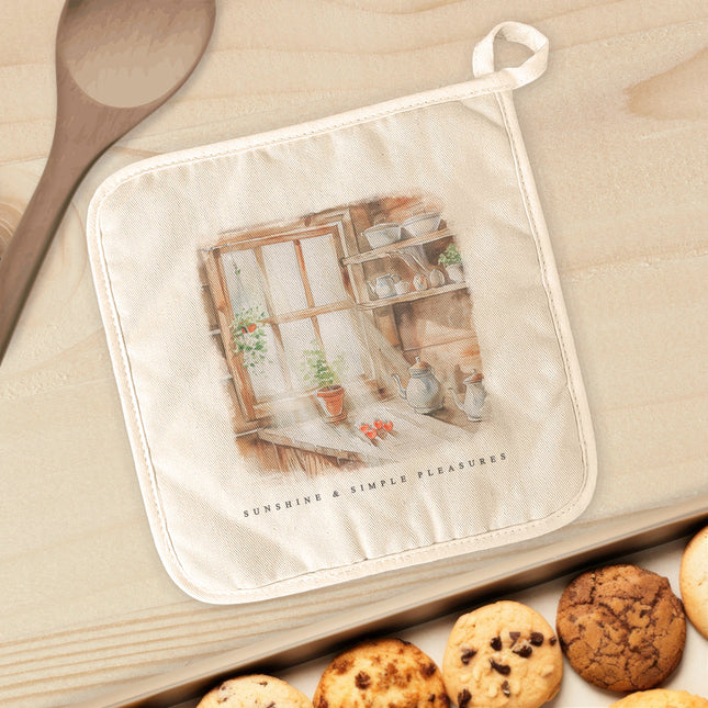 Sunshine and Simple Pleasures - Cotton Pot Holder
