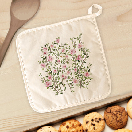 Rose Bush - Spring Cotton Pot Holder