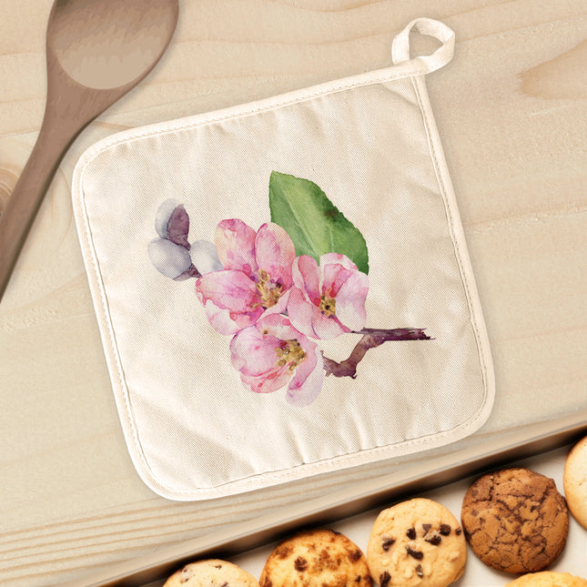 Apple Blossom Trio - Spring Cotton Pot Holder