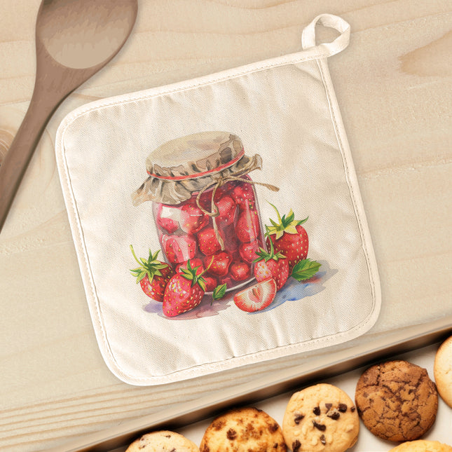 Preserved Strawberries - Summer Cotton Pot Holder
