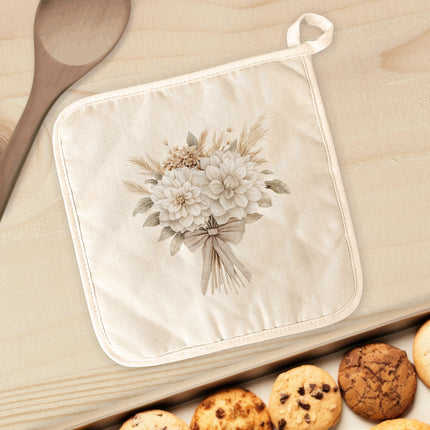Autumn Dahlia Bouquet - Cotton Pot Holder