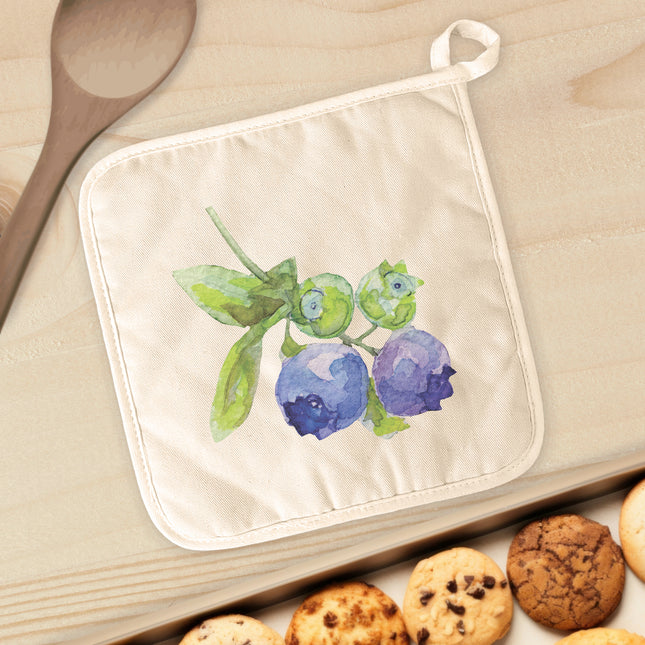 Blueberries - Customizable Cotton Pot Holder
