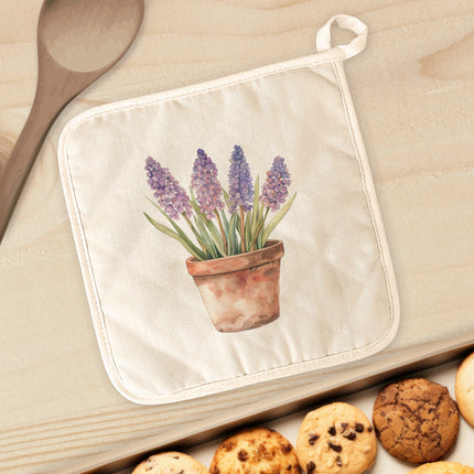 Potted Hyacinths - Spring Cotton Pot Holder