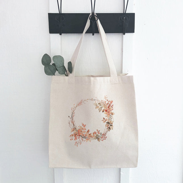 Delicate Autumn Wreath - Canvas Tote Bag