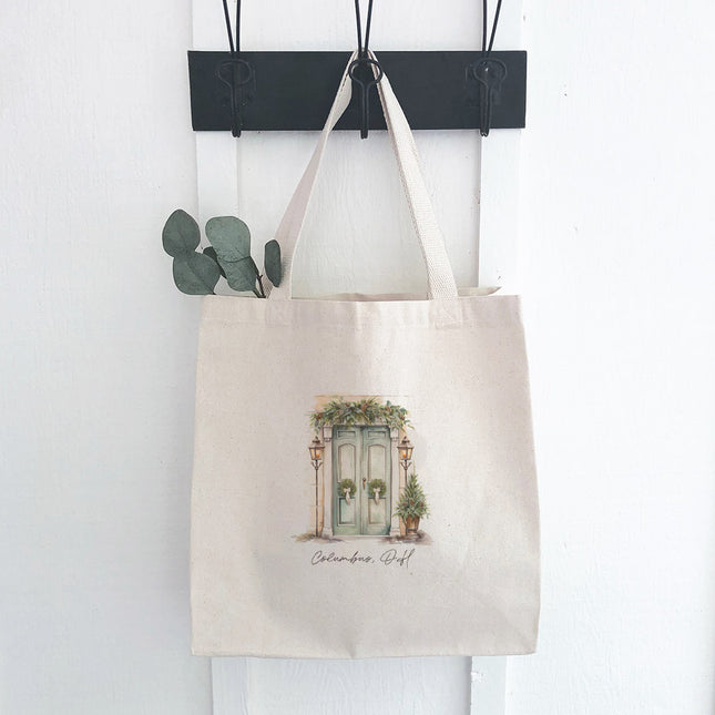 Lamp Post Welcome - Custom Canvas Tote Bag