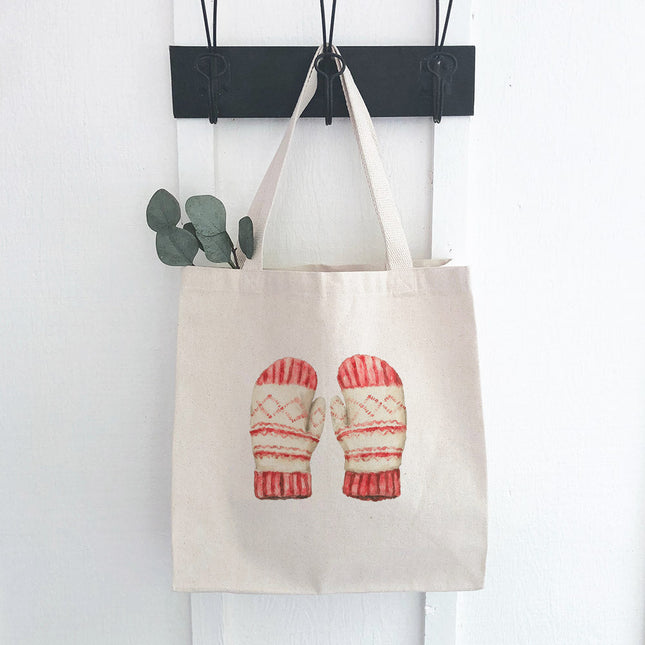 Woolen Mittens - Customizable Canvas Tote Bag