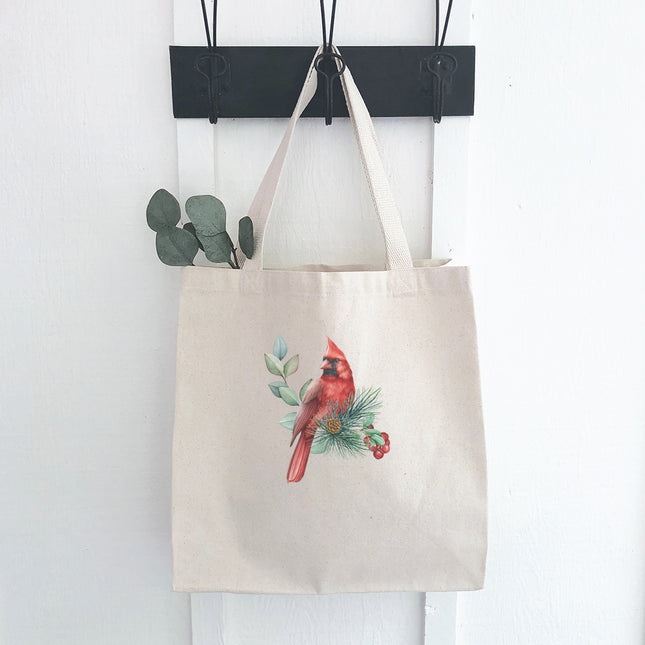 Cardinal (Fall Birds) - Customizable Canvas Tote Bag