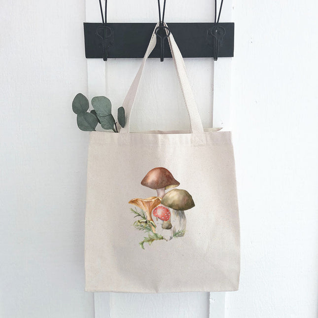 Forest Mushrooms - Customizable Canvas Tote Bag