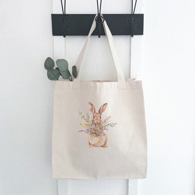 Bunny Bouquet - Canvas Tote Bag