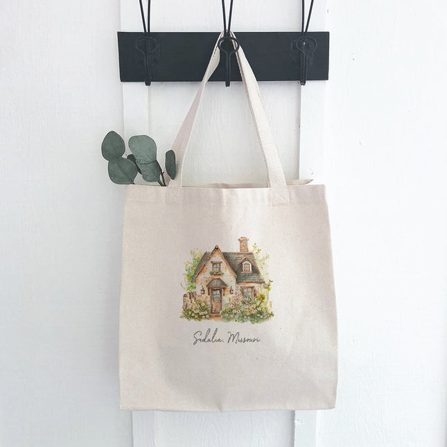 Spring Cottage - Custom Canvas Tote Bag