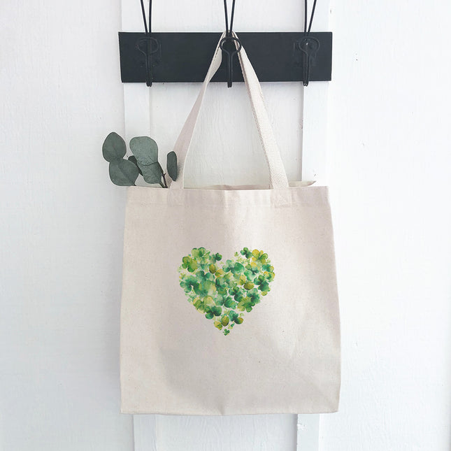 Clover Heart - St. Patrick's Day Canvas Tote Bag