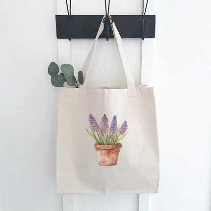 Potted Hyacinths - Spring Canvas Tote Bag