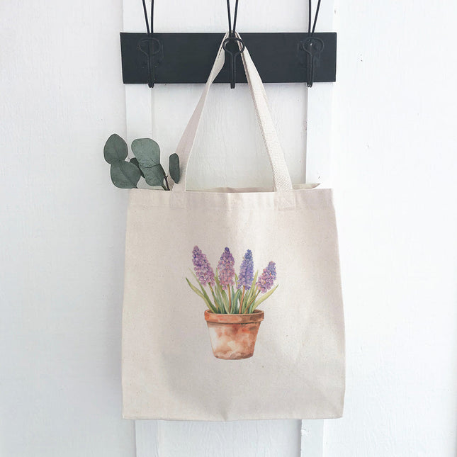 Potted Hyacinths - Spring Canvas Tote Bag